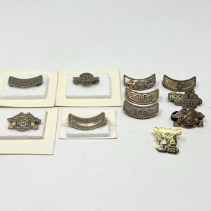 Vintage Lot 11 HOG Pins Harley Owners Group Event Pins 1993-2005